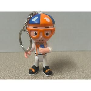 Blippi Moveable Figure Toy Custom Made Key Chain Accessories